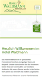Mobile Screenshot of hotel-waldmann.de